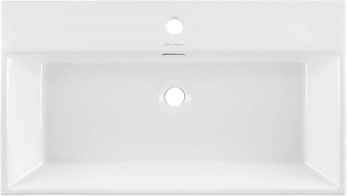 Claire 30” Rectangle Wall-Mount Bathroom Sink