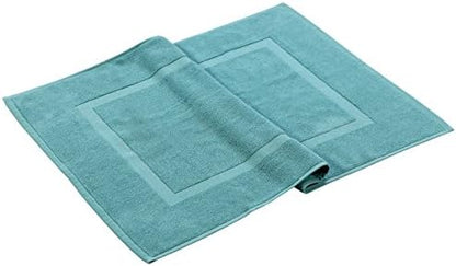 HILLFAIR 900 GSM 100% Cotton Floor Towels - 2 Piece Towels Set - Sea Green
