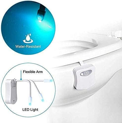 Color Changing Motion Sensor LED Multi-Color Toilet Night Light - Motion Activated Washroom Lamp With Smart Bowl Lighting (16 3)