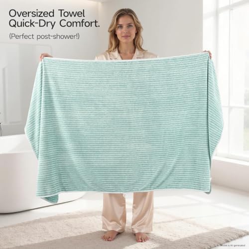 Microfiber Bath Towel 35x70 Inches - Ultra Soft Quick Dry, Lightweight for Gym, Spa, Travel | Hotel Grade & Multi-Use| Single Pack