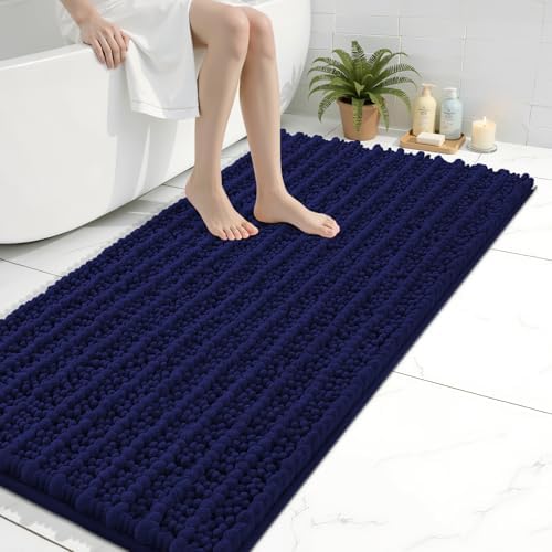 Arotive Bathroom Rugs Mat 44x24, Soft Absorbent Chenille Shaggy Bath Mat