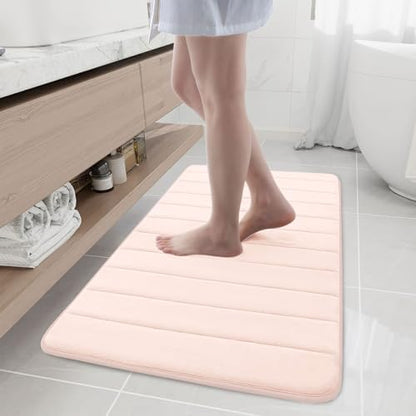 Buganda Memory Foam Bath Mat 44 x 24, Ultra Soft Absorbent Bathroom Rugs