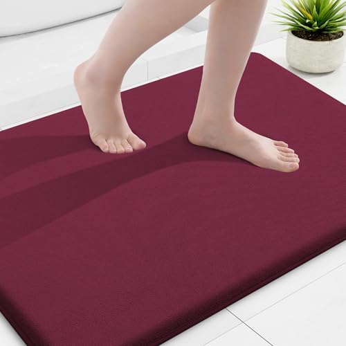 Smiry Memory Foam Bath Mat 36x24, Extra Soft and Absorbent Bathroom Rugs