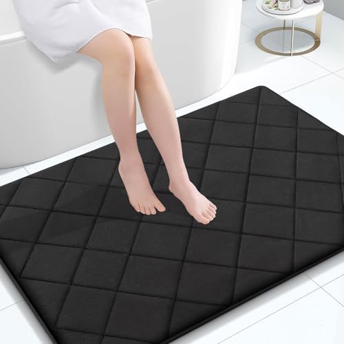OLANLY Memory Foam Bath Mat 47x32, Ultra Soft and Absorbent Bathroom Rugs