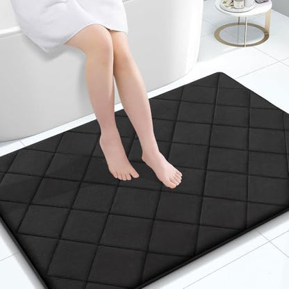 OLANLY Memory Foam Bath Mat 47x32, Ultra Soft and Absorbent Bathroom Rugs