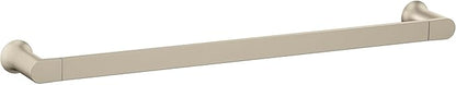 Moen Genta LX Modern Single Kitchen or Bathroom Towel Bar, 24-Inch, Brushed Nickel, BH3824BN