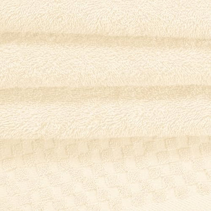 MyOwn Ultra Soft 2 Pack Oversized Bath Towel Set 28x55 inches, Cotton Large Bath Towels, Highly Absorbant Compact Quickdry & Lightweight Towel, Ideal for Gym Travel Camp Pool - Ivory
