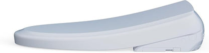 TOTO® WASHLET®+ S7 Electronic Bidet Toilet Seat with EWATER+® Bowl and Wand Cleaning and Classic Lid, Elongated, Cotton White - SW4724AT40#01
