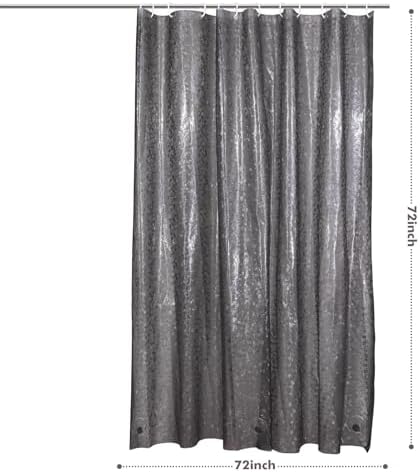 Bostofy Waterproof Shower Curtain Liner EVA 8G - Rust-Proof Hooks, Heavy-Duty Magnets - Enhance Your Bathroom with Durability and Elegance