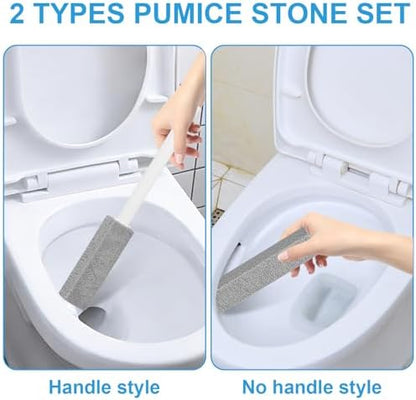 16 Packs Pumice Stone Toilet Bowl Cleaner, Pumice Stone for Cleaning, Powerfully Cleans Hard Water Rings, for Cleaning Toilets, Bathtubs, Grills, Swimming Pools, Sinks