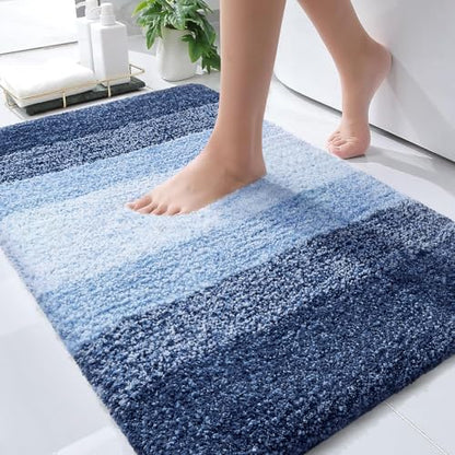 OLANLY Bathroom Rugs Mat 34x21, Extra Soft Absorbent Microfiber Bath Rugs