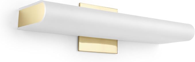 Mendizabal LED wall Lights for Bathroom, Vanity, Bedroom, Living Room, Kitchen Polished Bronze Indoor wall Light Fixture Over Mirror, Bath Lights, Indoor wall Lighting, Energy efficient LED Light