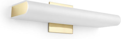 Mendizabal LED wall Lights for Bathroom, Vanity, Bedroom, Living Room, Kitchen Polished Bronze Indoor wall Light Fixture Over Mirror, Bath Lights, Indoor wall Lighting, Energy efficient LED Light