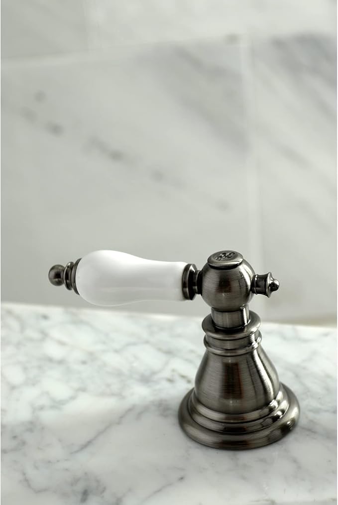 Fauceture FSC1979APL American Patriot Widespread Bathroom Faucet with Brass Pop-Up, Polished Nickel