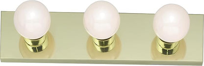 Nuvo Lighting SF77/188 Transitional Three Light Vanity in Brass-Polished/Cast finish