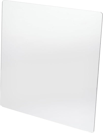 18Pack Self Adhesive Acrylic Mirrors, 8 x 8 Inch Mirror Tiles Decor | JUNEBRUSHS Frameless Over Door Mirrors, Sheets Wall Stickers for Wall Mounted Make Up Gym Dressing