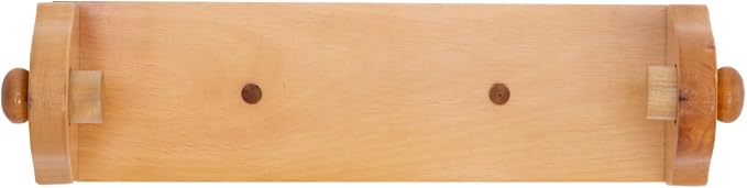 Design House Dalton Paper Towel Holder, Wall Mount, Easy Installation, Wood, Honey Oak, Durable, 13.4 in, 13.75 in W x 4.6 in L x 3.5 in H, Item 561233 | Wall Mount, Rustic, Wood, Hardware, 561233