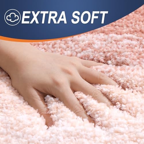 OLANLY Large Bathroom Rugs 50x30, Extra Soft Absorbent Microfiber Bath Rugs