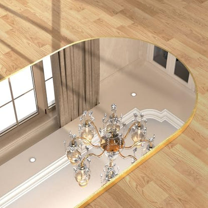 Arched Wall Mirror for Bathroom,20"x30" Arched Mirror Wall Mounted Mirror with Metal Frame, Gold Vanity Mirror Decor for Mantle, Bedroom, Entryway, Living Room