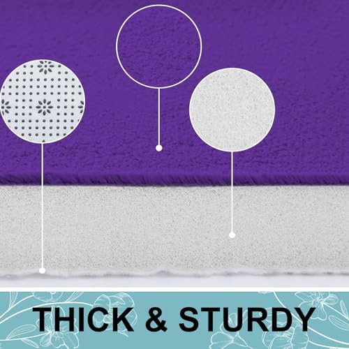 Smiry Memory Foam Bath Mat 36x24, Extra Soft and Absorbent Bathroom Rugs