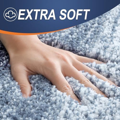 OLANLY Bathroom Rugs Mat 36x24, Extra Soft Absorbent Microfiber Bath Rugs