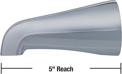 DANCO One-Size-Fits-All Universal Tub Spout, Chrome (88702A), Without Diverter, 1-Pack