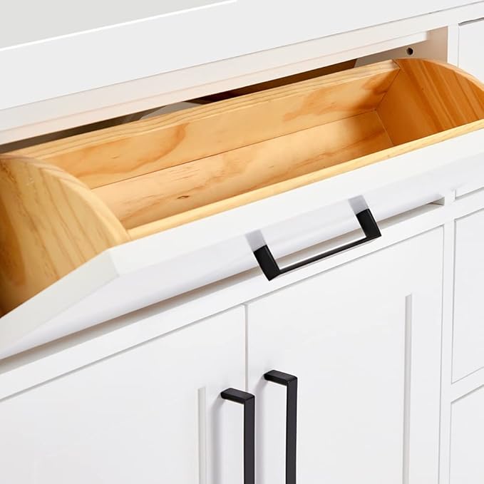 ARIEL Hepburn 72-inch Bathroom Vanity with Sink,Solid Wood, 1.5-inch Pure White Quartz Countertop & Backsplash, Double Oval Porcelain Sink, 4 Soft Closing Doors, 6 Dovetail Drawers, White
