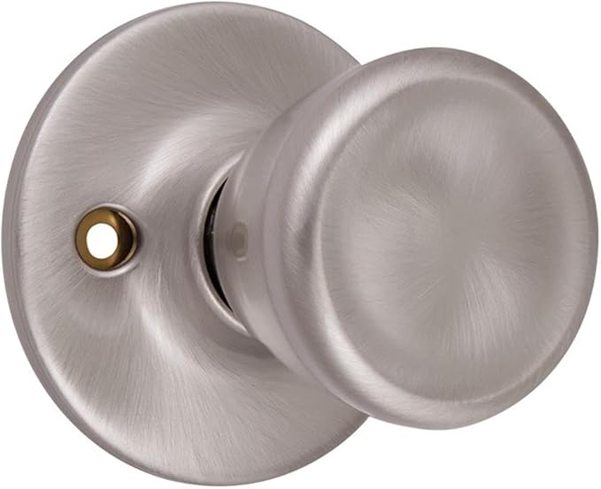 Design House 781898 Tulip Dummy Door Knob Satin Nickel