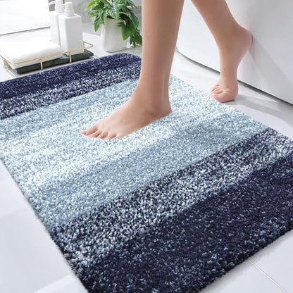 OLANLY Bathroom Rugs Mat 36x24, Extra Soft Absorbent Microfiber Bath Rugs