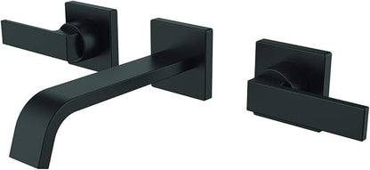 Speakman SB-2553-MB Lura Wall Mounted Faucet, Matte Black