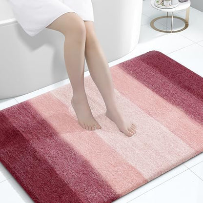 OLANLY Large Bathroom Rugs 44x32, Extra Soft Absorbent Microfiber Bath Rugs