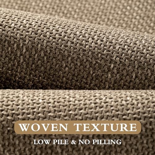 YIHOUSE Bathroom Rugs Thin Bath Mat Sets 2 Pieces Quick Dry,Brown