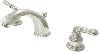 Kingston Brass KB966PN Magellan Widespread Bathroom Faucet, Polished Nickel, 5.75 x 4 x 2.31