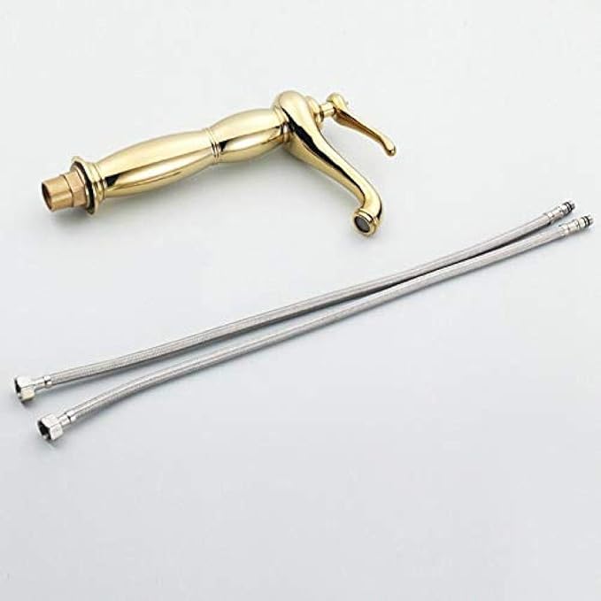 Faucet High Faucet Brass Chrome Bathroom Rose Gold Faucets Mixer Taps Faucet