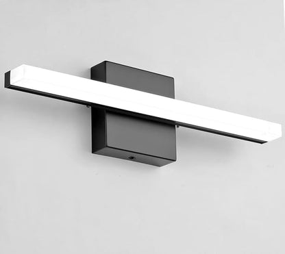 Bathroom Light Fixtures Over Mirror , 16 Inch Modern LED Bathroom Vanity Light , Small lampara para baño IP44 Bath Wall Sconces for Restroom, 6000K Cool White Light Not Dimmable