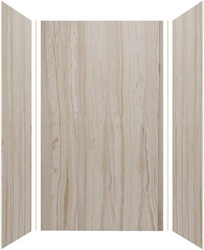 Transolid EWK424272-43 Expressions 3-Panel Shower Wall Kit, 42-in L x 42-in W x 72-in H, Sorento