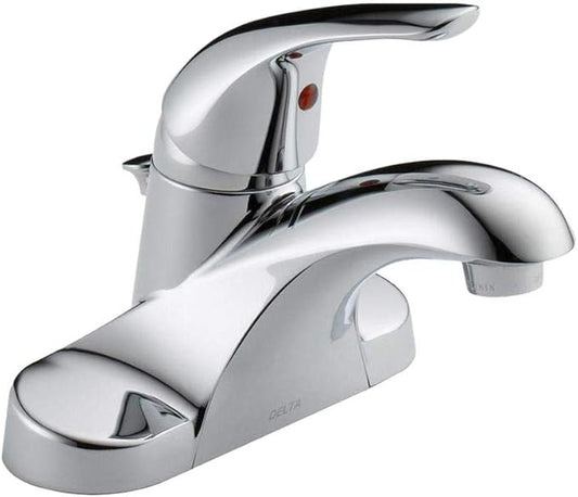 FAUCET B510LF-PPU-ECO Single Handle Center Set Lavatory Faucet, Chrome