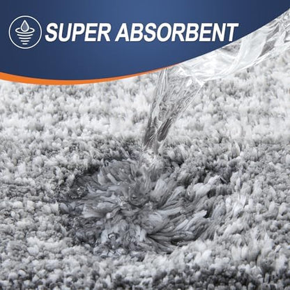 OLANLY Bathroom Runner Rug 40x20, Extra Soft Absorbent Microfiber Bath Rugs