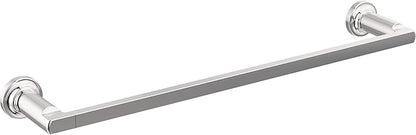 Delta Tetra (1-Pack) 18'' Towel Rack for Bathroom Polished Chrome Towel Bar for Bathroom Wall Towel Holder Rod Wall Mounted 78918