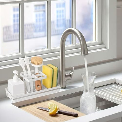 Toothbrush Holders Toothpaste Organizer Bathroom Accessories, White