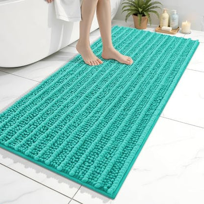 Arotive Bathroom Rugs Mat 47x24, Soft Absorbent Chenille Shaggy Bath Mat