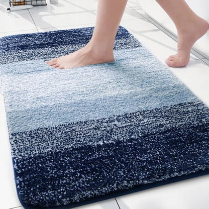 Arotive Microfiber Bathroom Rugs, Shaggy Soft Absorbent Bath Rug, 30x20