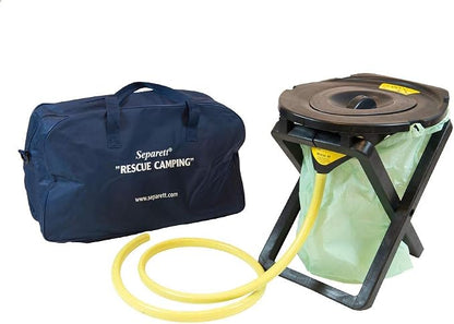 Separett Rescue Camping Portable Urine-Separating Toilet | Non-Electric, Lightweight Design, For Camping, For Emergency Use