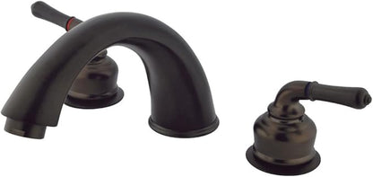 Kingston Brass KB365 Magellan Roman Tub Faucet, Oil Rubbed Bronze,8-Inch Adjustable Center , Oil-Rubbed Bronze
