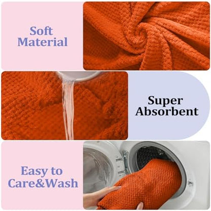 Mixweer 20 Pcs Bath Towel and Washcloths Set for Bathroom, Classic Color