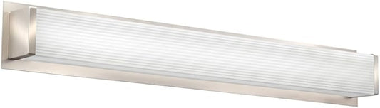 Lithonia Lighting Traditional Square 3K LED Vanity Light, 3-Foot, Brushed Nickel, 36-Inch