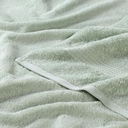 Superior Egyptian Cotton 8-Piece Towel Set, Assorted Towels for Home Bathroom, Guest Bath Decor Essentials, Includes 2 Bath, 4 Hand, 2 Face Towels/Washcloths, Quick Dry, Absorbent, Sage