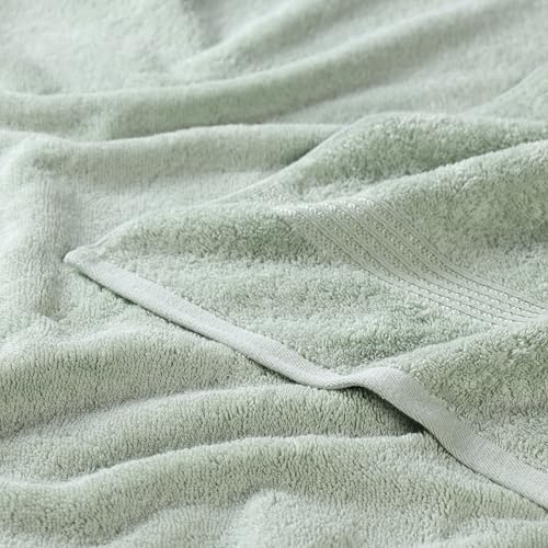 Superior Egyptian Cotton 3-Piece Towel Set, Basic Towels For Bathroom, Home Decor, Guest Bath, Shower, Apartment, Included 1 Face, 1 Hand, 1 Bath Towel, Washcloth, Quick Dry, Sage