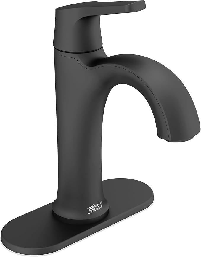 American Standard 7429101.243 Becklow Single-Handle Bathroom Faucet, 1.2 GPM, Matte Black