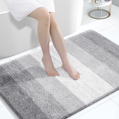 OLANLY Large Bathroom Rugs 44x32, Extra Soft Absorbent Microfiber Bath Rugs